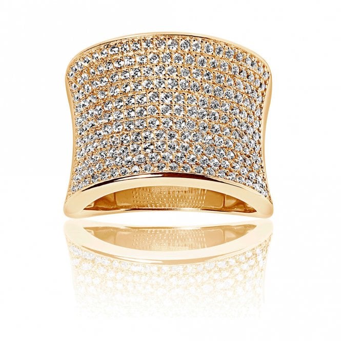 Dinami silver gold plated ring by Sif Jakobs