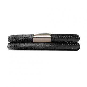 Double black reptile JLo bracelet by Endless