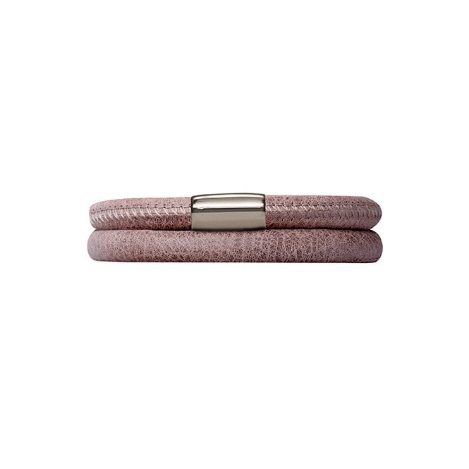 Double brown leather bracelet by Endless
