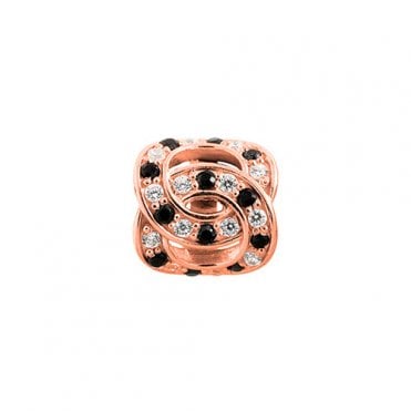 Double love rose gold JLo charm by Endless