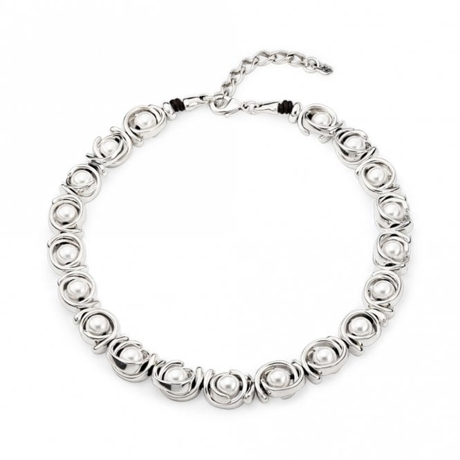 Double Moon Necklace by Uno de 50