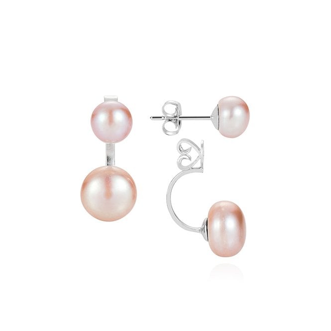 Duo Pink Earrings by Claudia Bradby