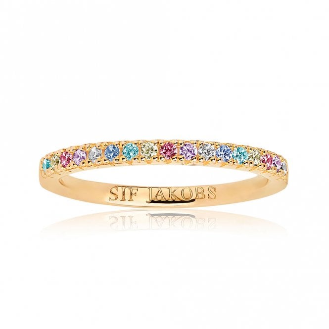 Ellera silver gold plated ring by Sif Jakobs