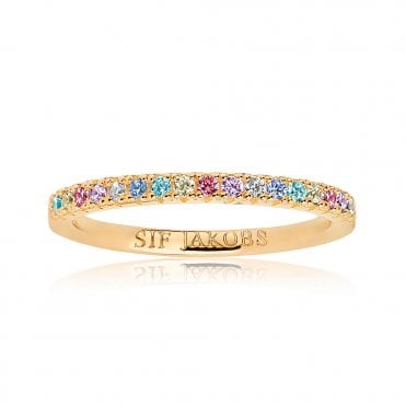 Ellera silver gold plated ring by Sif Jakobs
