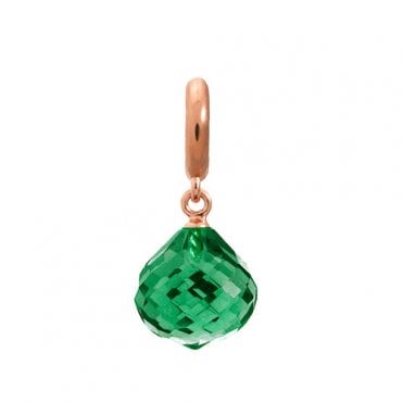 Emerald love drop charm by Endless