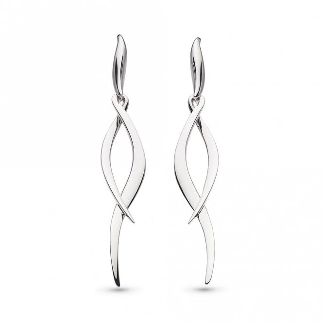 Entwine twine twist drop earrings by Kit Heath