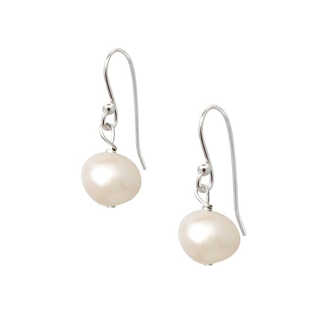 Essential Pearl Drop Earrings by Claudia Bradby