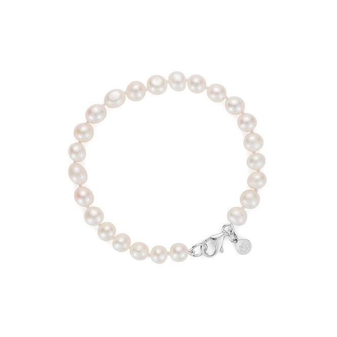 Essential White Pearl Bracelet by Claudia Bradby