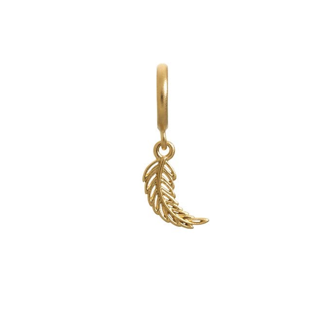Feather gold charm by Endless