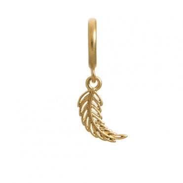 Feather gold charm by Endless