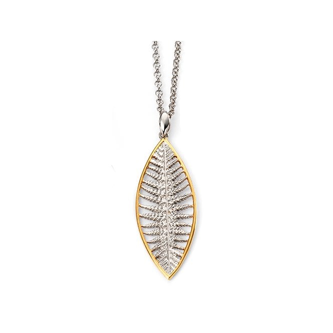 Fern leaf necklace