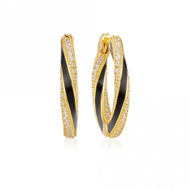 Ferrara Nero Medio Earrings by Sif Jakobs