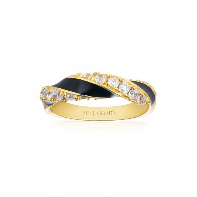 Ferrara Nero Ring by Sif Jakobs