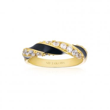 Ferrara Nero Ring by Sif Jakobs