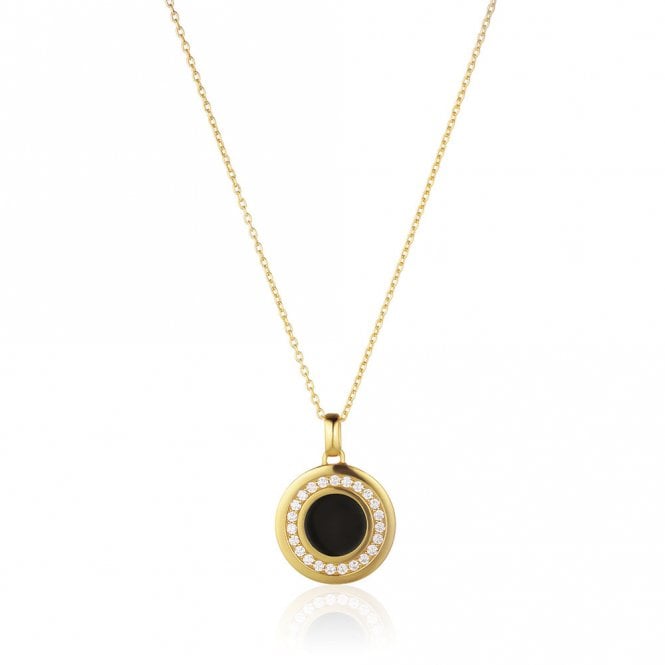 Follina Nero Pendant and Chain by Sif Jakobs