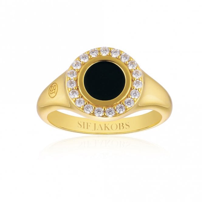 Follina Nero Piccolo Ring by Sif Jakobs