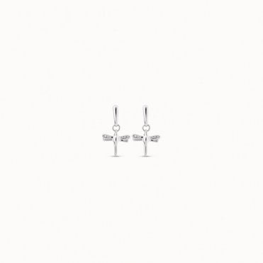 Fortune Topaz Dragonfly Drop Earrings by Uno de 50