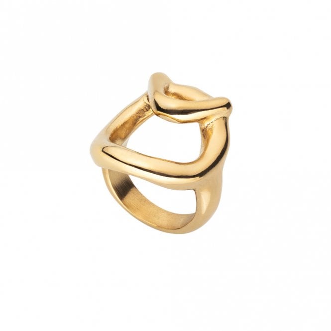 Game of 3 Gold Plated Ring by Uno de 50