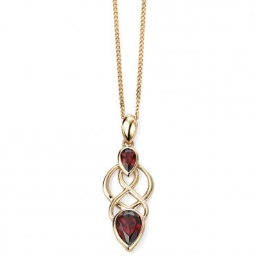 Garnet necklace