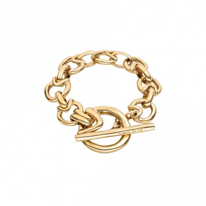 Golden Path Gold Plated Bracelet by Uno de 50