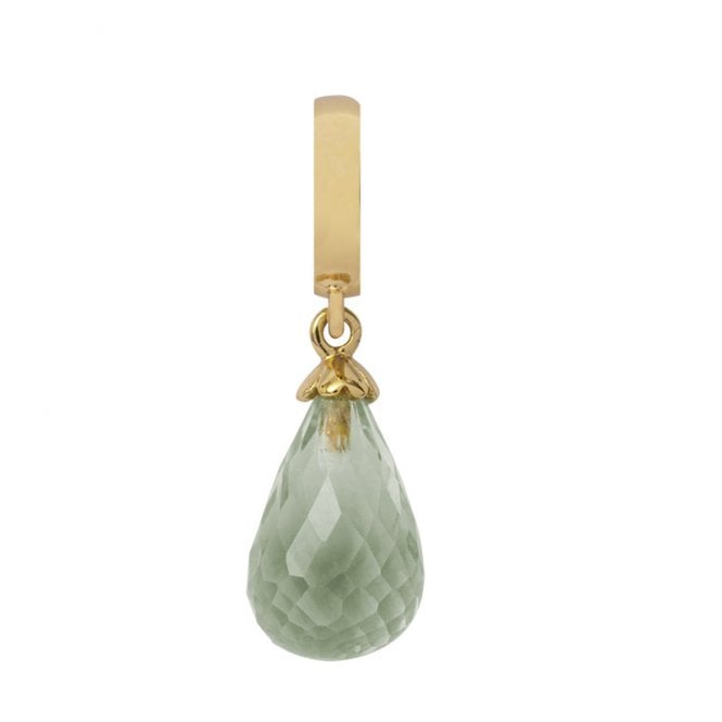 Green amethyst charm by Endless
