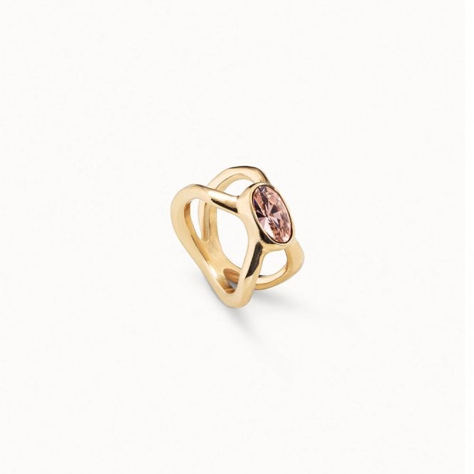 Guardian Gold Plated Ring by Uno de 50