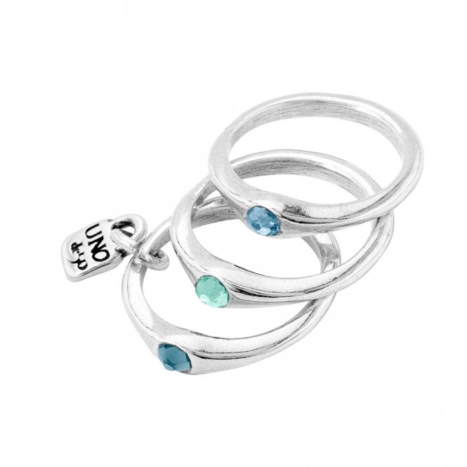 Happy Blue Ring by Uno de 50