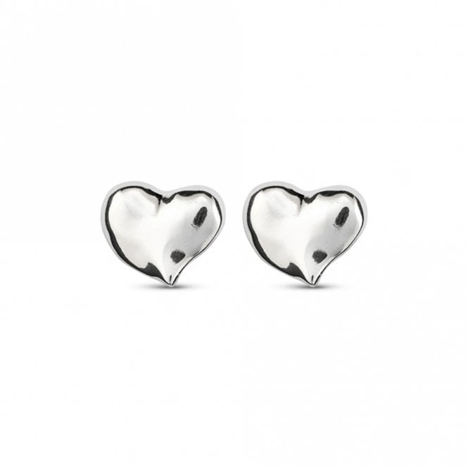 Heart Stud Earrings by Uno de 50