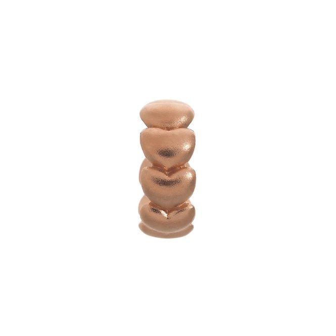 Hearts rose gold charm by Endless