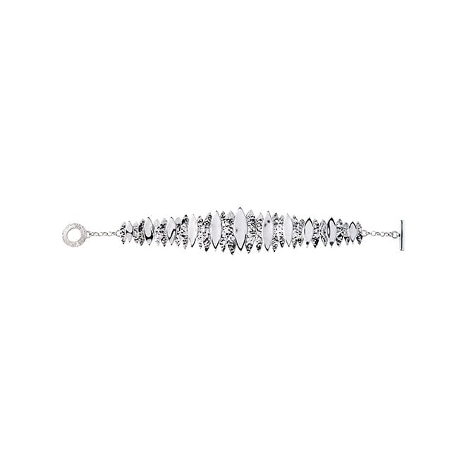 Jagged leaf bracelet by Chris Lewis