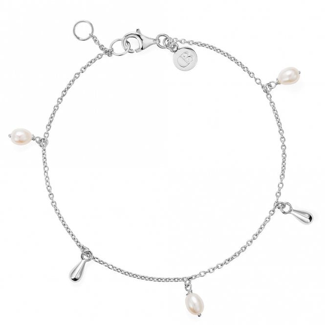 Lagertha silver drop bracelet by Claudia Bradby