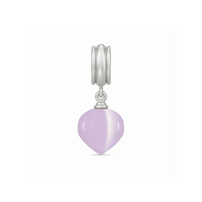 Lavender spring love silver charm by Endless