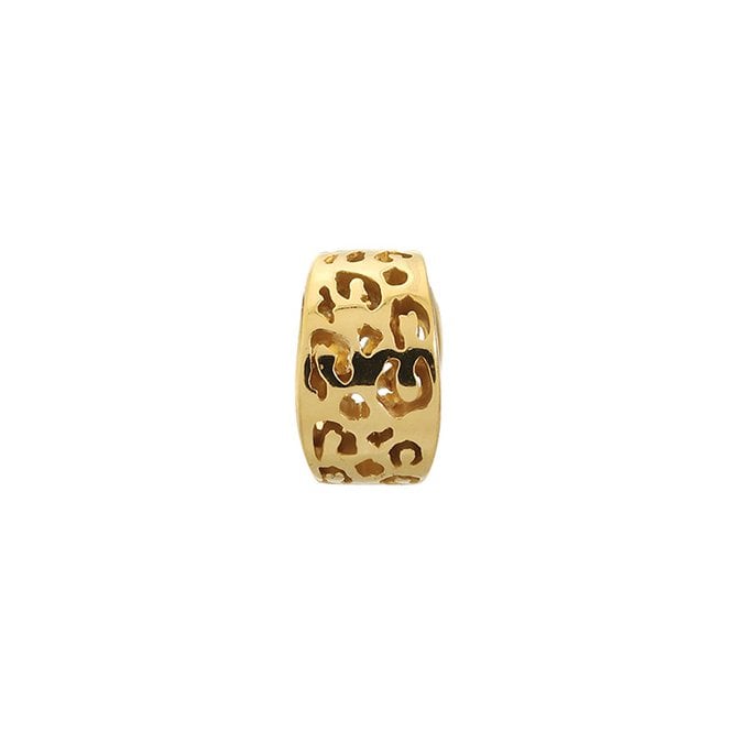 Leopard cut gold charm by Endless