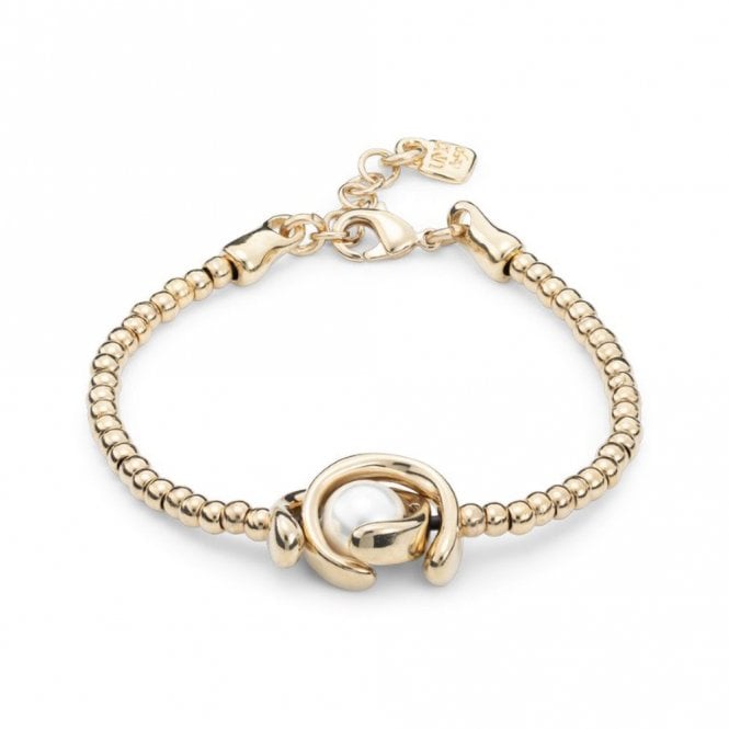 Little Moon Gold Plated Bracelet by Uno de 50