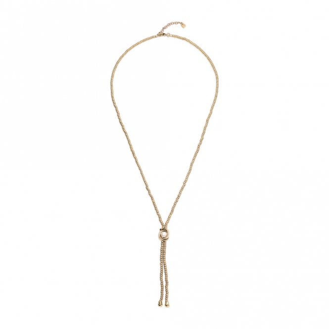 Little Moon Gold Plated Necklace by Uno de 50