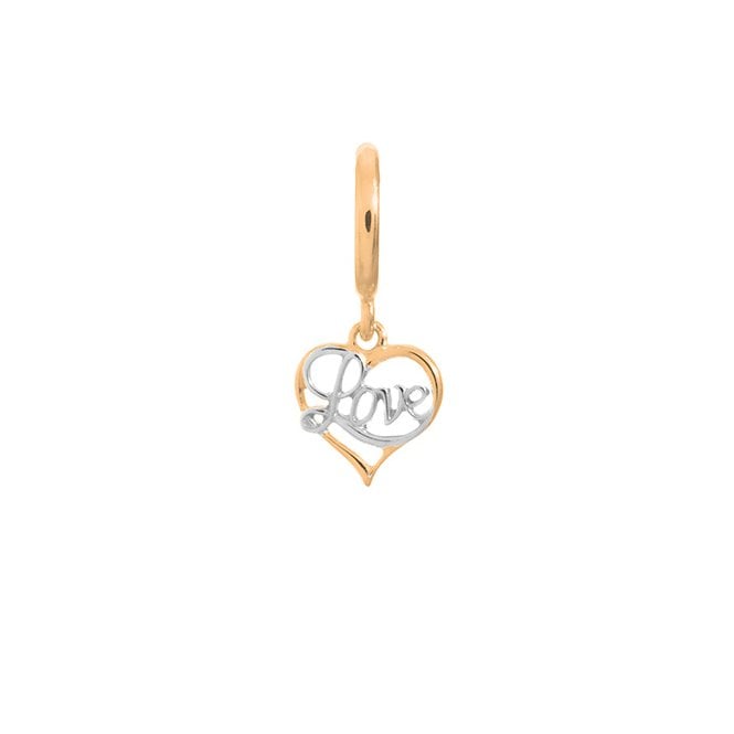 Love gold charm by Endless