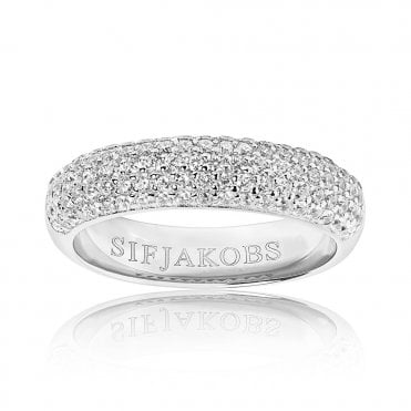 Melazzo silver ring by Sif Jakobs