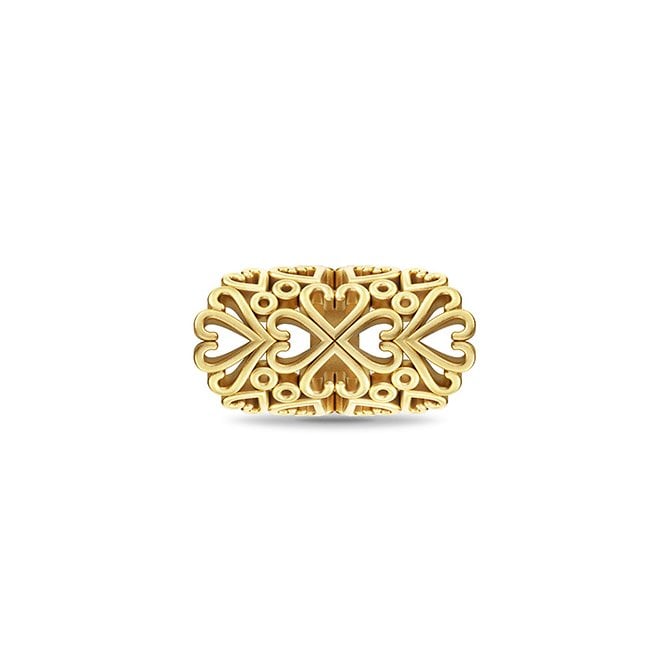 Million heart blossom gold charm by Endless