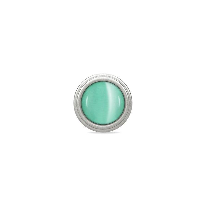 Mint love dome silver charm by Endless