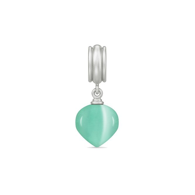 Mint spring love silver charm by Endless