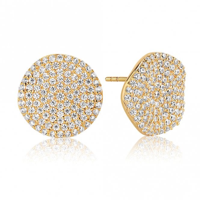 Monterosso silver gold plated earrings by Sif Jakobs