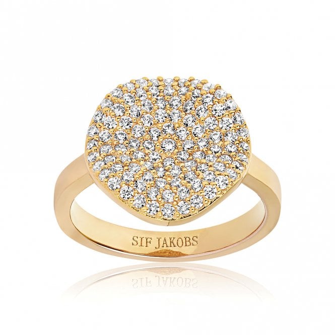 Monterosso silver gold plated ring by Sif Jakobs