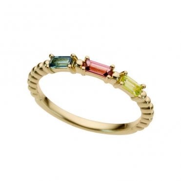 Multi gem ring