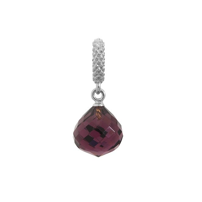Mysterious amethyst drop charm by Endless
