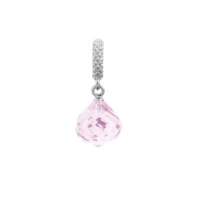 Mysterious drop rose crystal charm by Endless