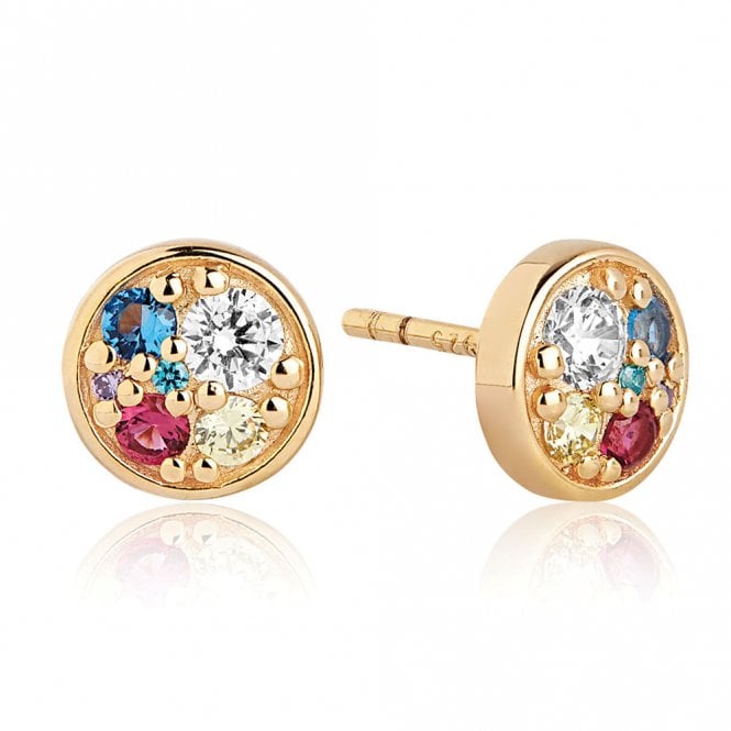 Novara Piccolo silver gold plated earrings by Sif Jakobs