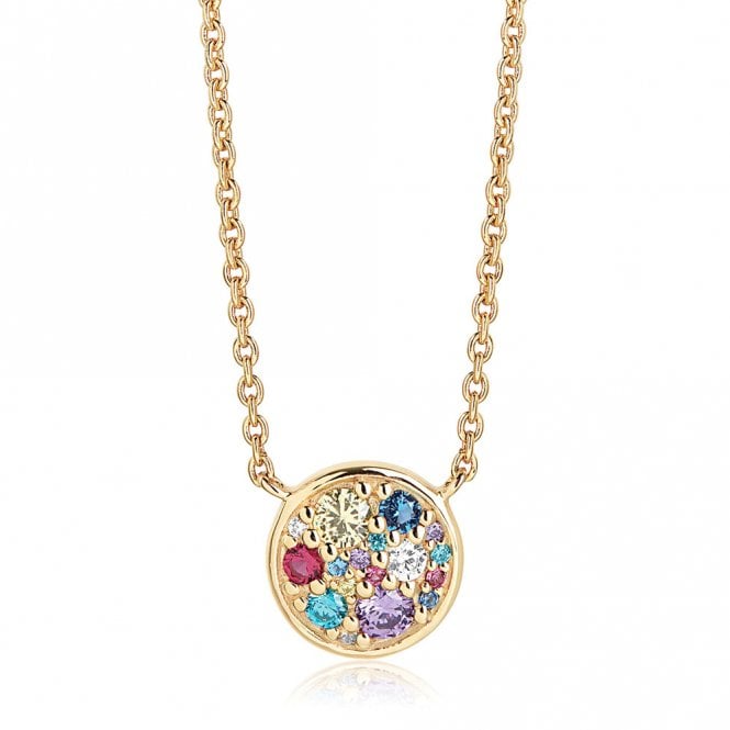 Novara silver gold plated necklace by Sif Jakobs