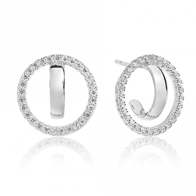 Ozieri due silver earrings by Sif Jakobs