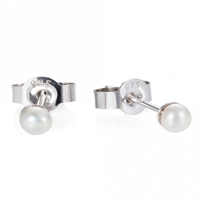 Pearl micro stud earrings by Claudia Bradby