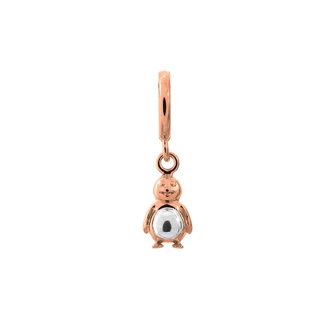 Penguin rose gold charm by Endless
